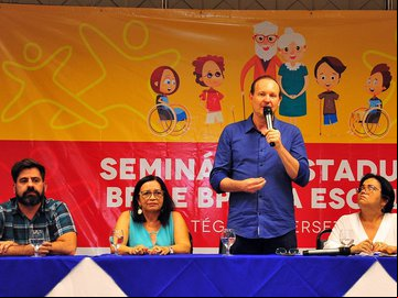 Márcio Honaiser participou da abertura do Seminário sobre BPC