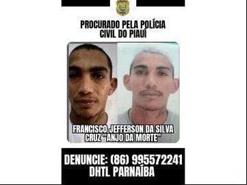 Polícia divulga foto de suspeito de atirar em filho do presidente do TJ